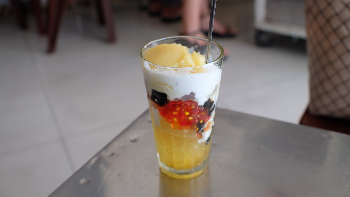 Chè xoa xoa hạt lựu