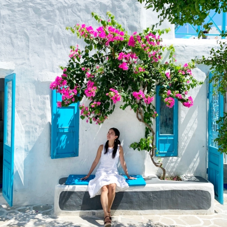 ダナンで人気の青と白のギリシャ風カフェ「Son Tra Marina(ソンチャマリーナ)」