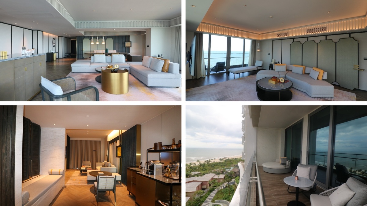 オーシャンビューを望む開放的でモダンな４タイプの客室