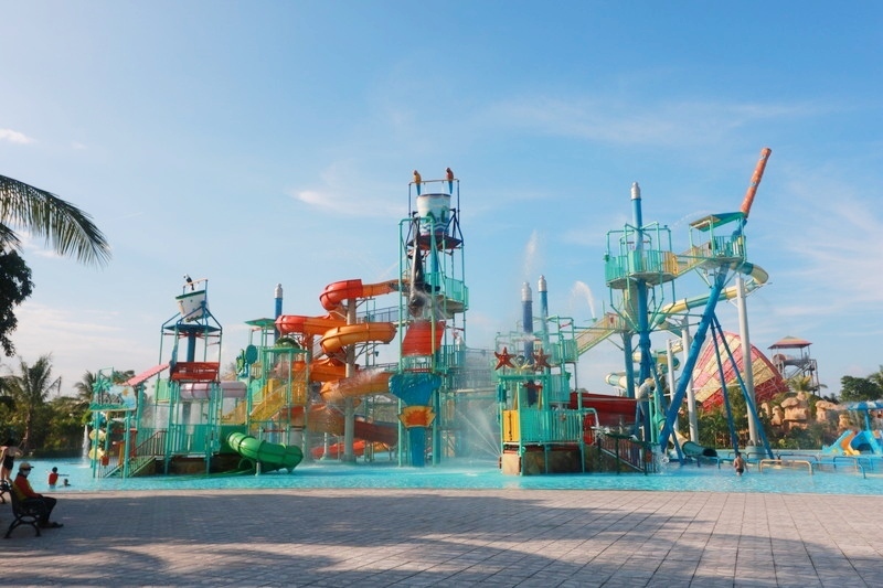子ども向けのウォーターパーク