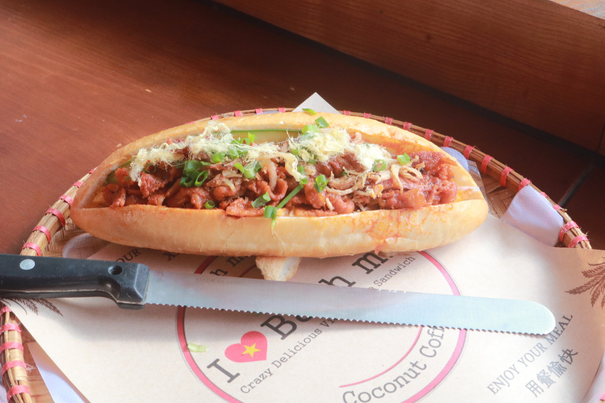 I love Banh Mi   ポークバーベキュー(70,000VND)