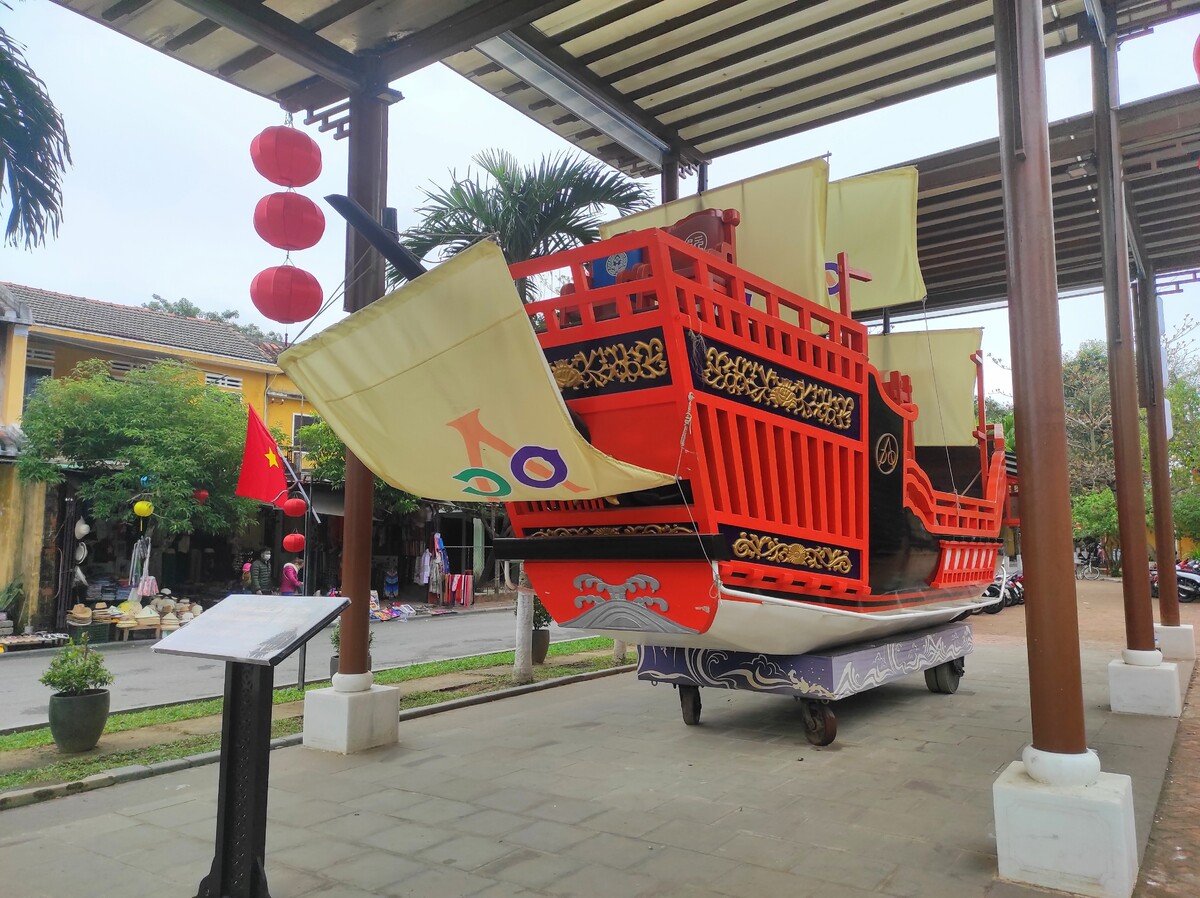 貿易船のレプリカ