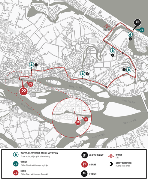 10kmコースルート