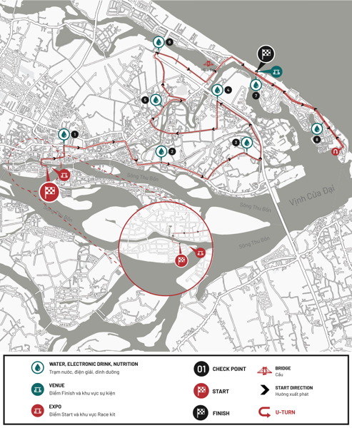 21kmコースルート