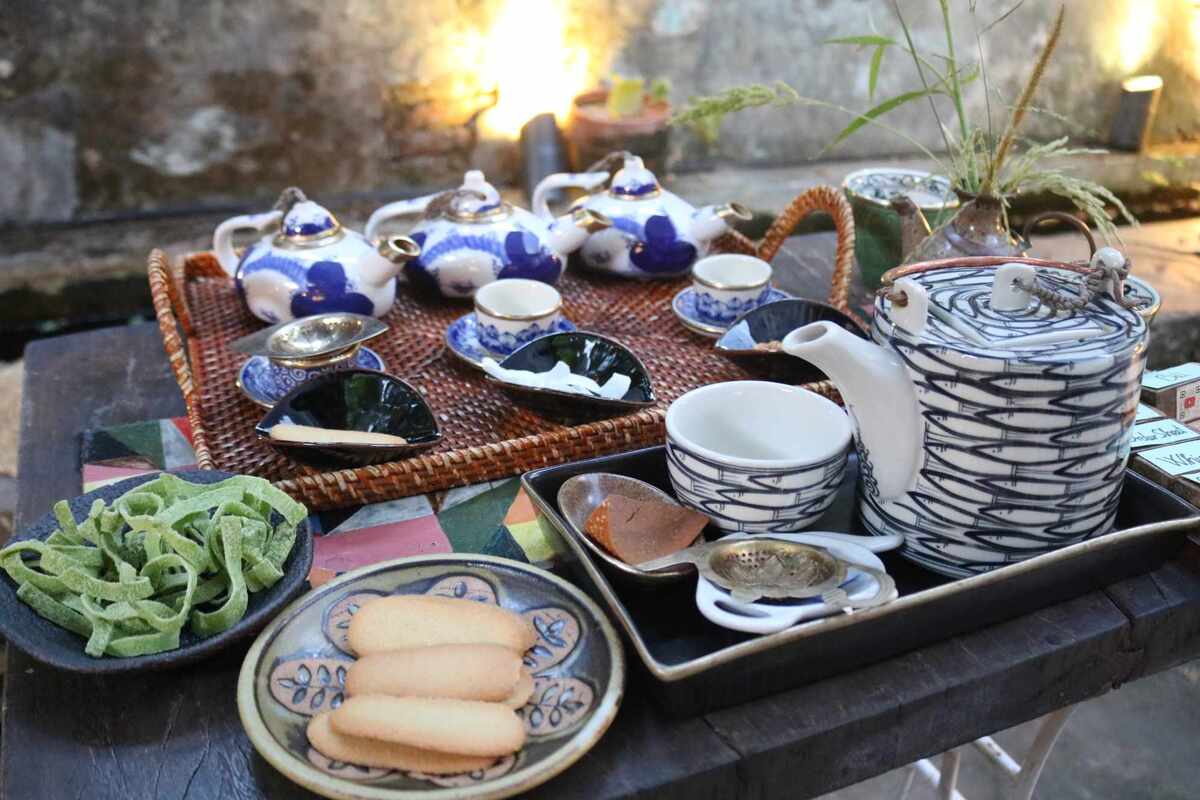 静かな空間・美味しいお茶に心解きほぐされる