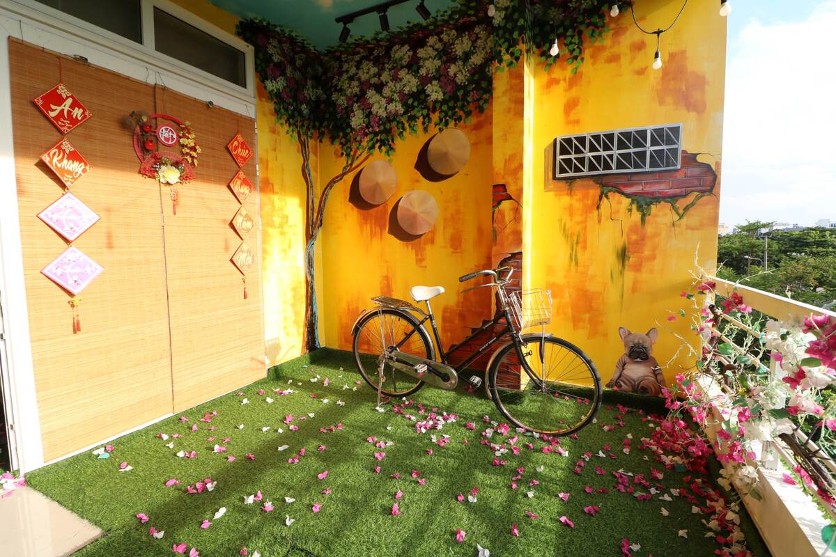 3階の第3写真ブースのバルコニーエリア