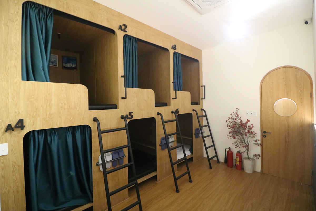 １セクションに６～４ドーム設置されているため、よりプライベート感が感じられる造り