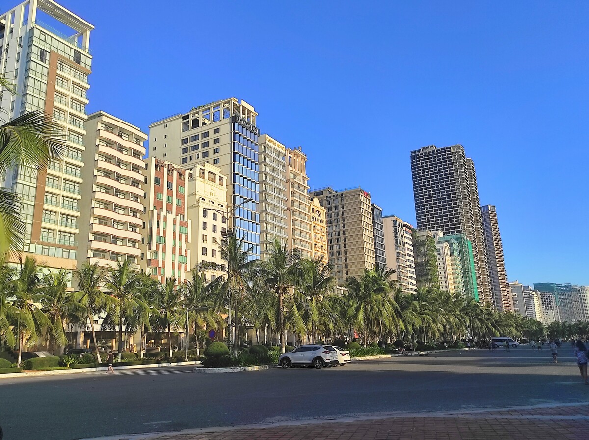 ダナン海側(高層ホテルエリア)