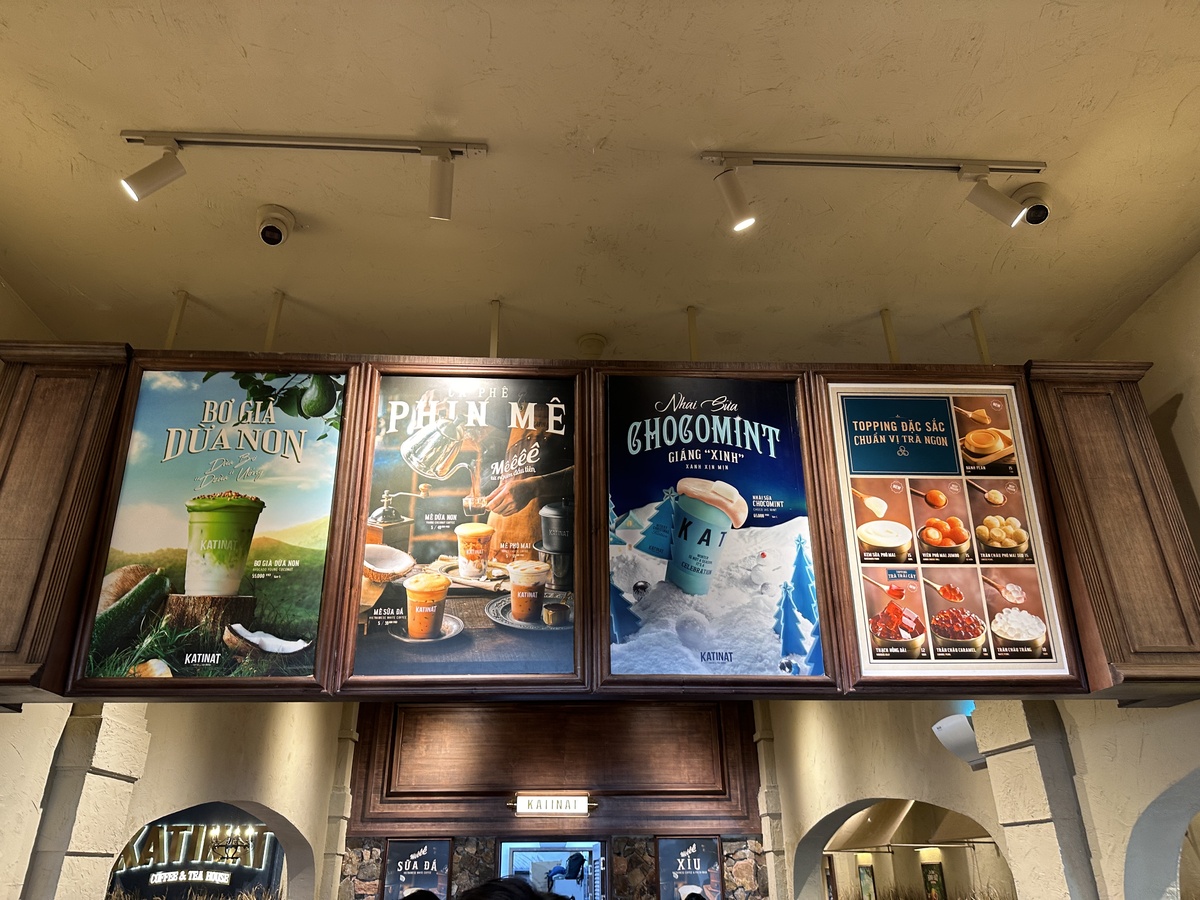 ドリンクは35,000VND～60,000VND程度のラインナップ