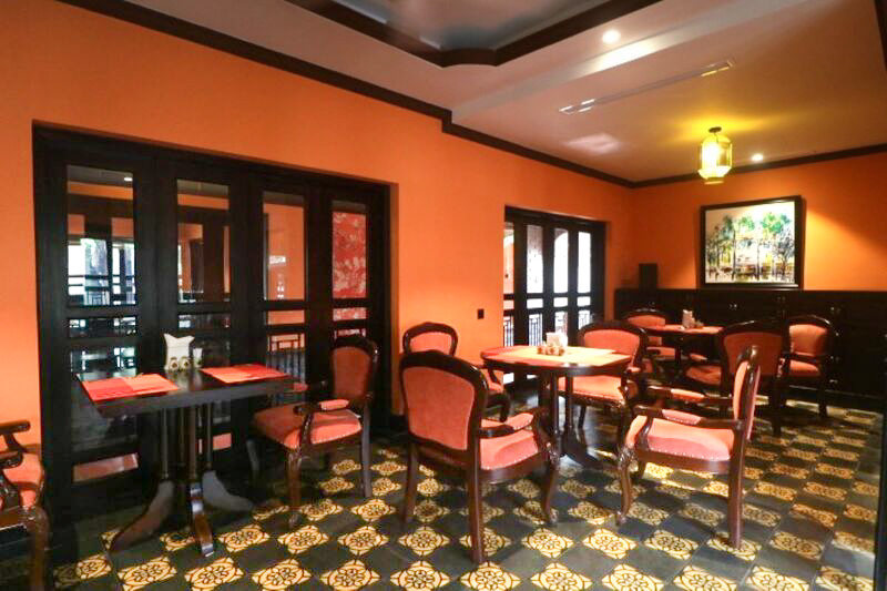 クラッシックな内装が素敵なレストランは朝食会場専用で使用されています。