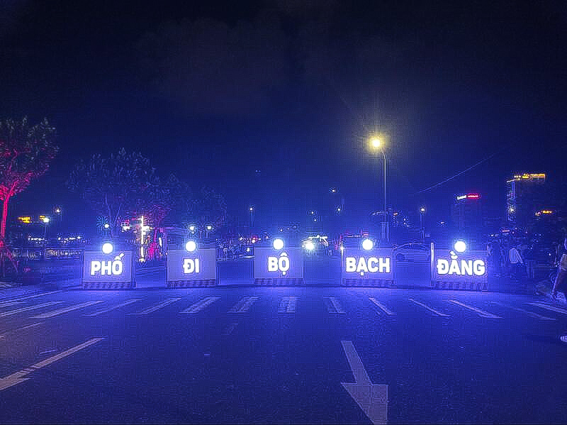 Bach dang歩行者天国の様子