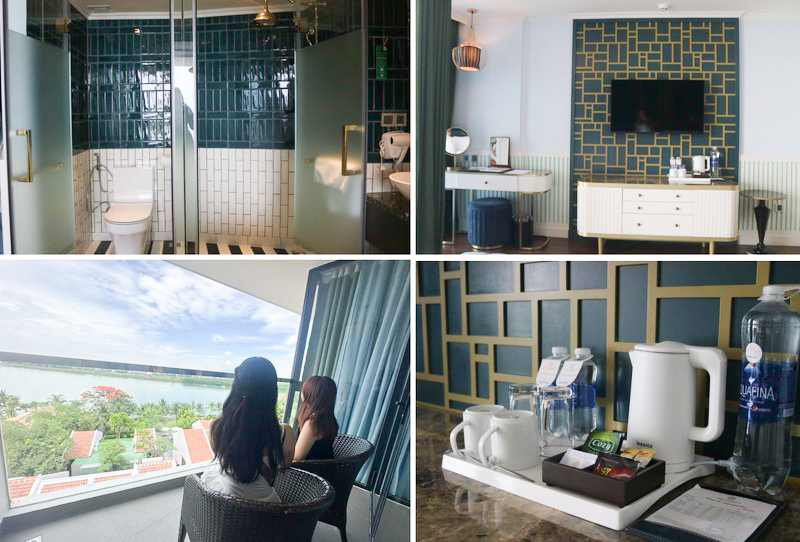 テラス席から見えるリバービュー