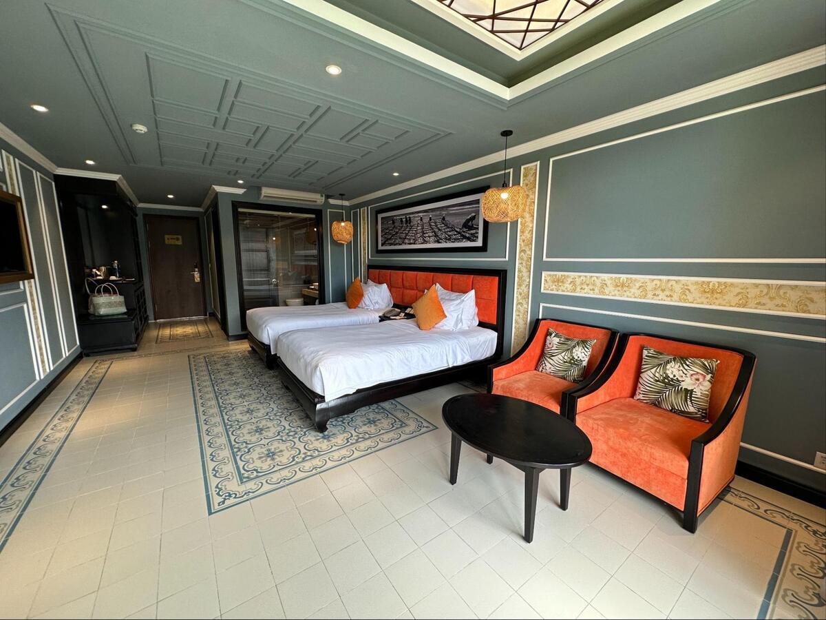 部屋の大きさもゆとりがあり、ご家族での宿泊にぴったりです。