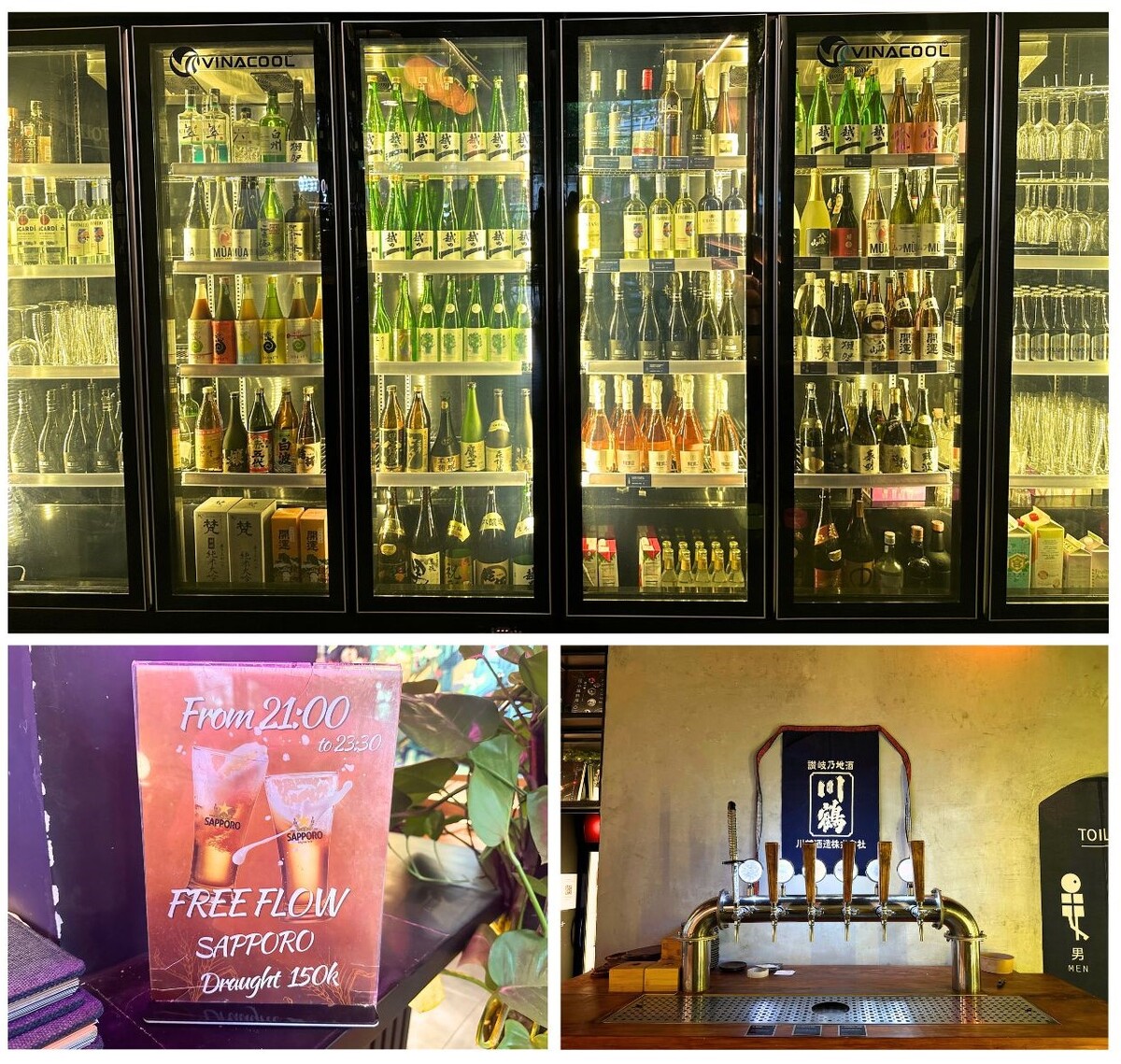 ビール、焼酎、カクテル、ワインまで種類豊富です。