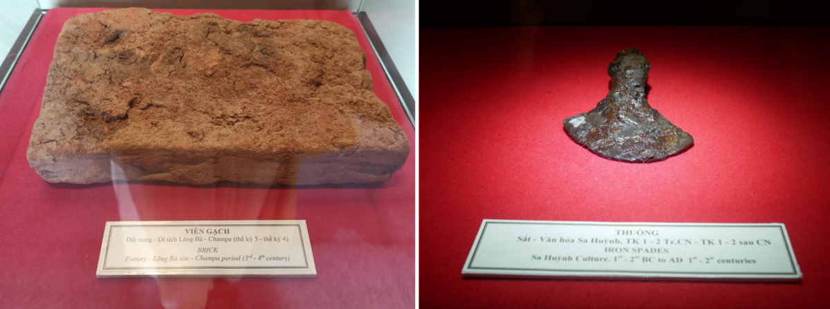 サーフィン文化時代に使用されたレンガや土を掘る道具等の生活道具を博物館で見ることが出来ます。