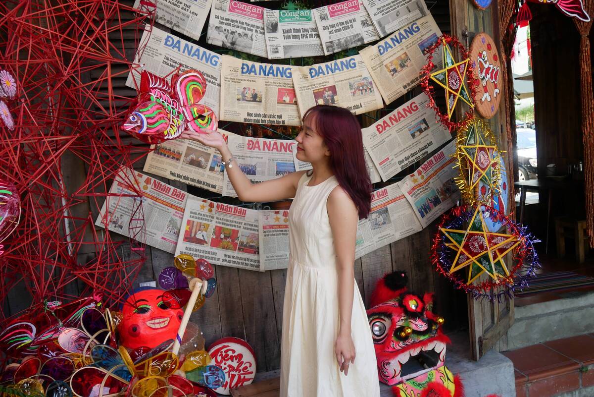 中秋節向けの写真をとって思い出作り