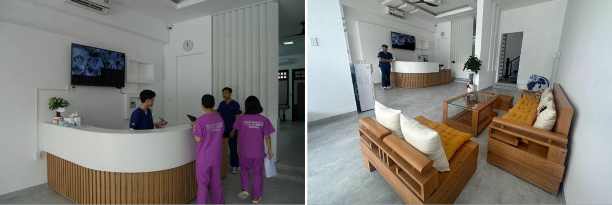 受付と待合スペース