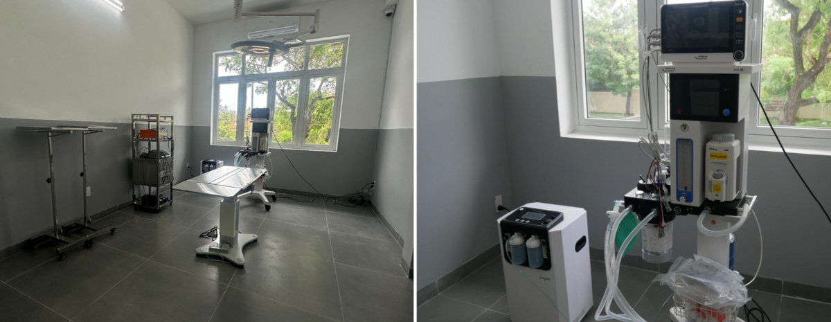 2階は、診察室が3部屋の他、手術室があります。