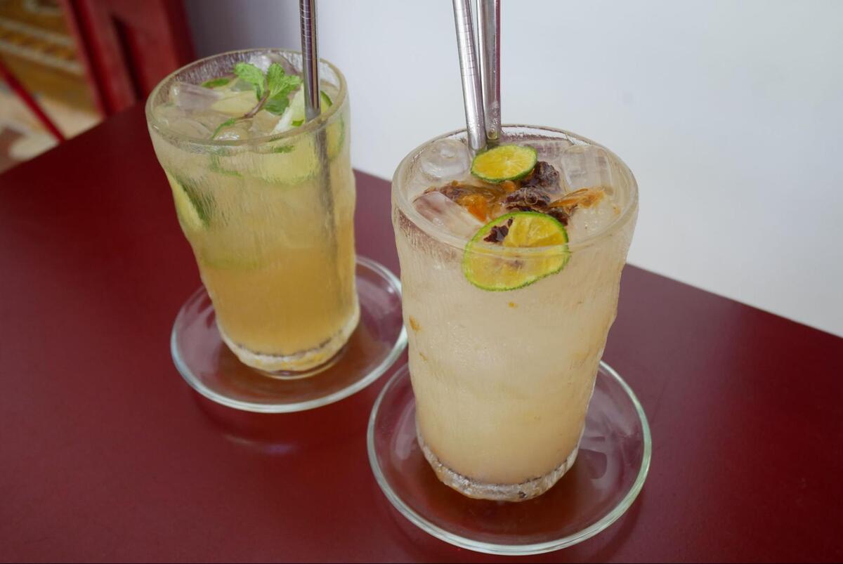 さっぱりしていて、暑い日にピッタリの飲み物です！