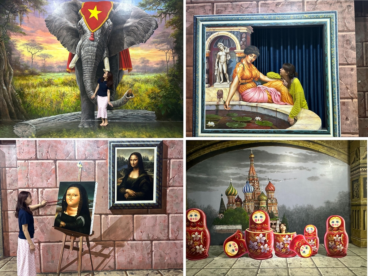 大人も楽しめた！編集部スタッフのトリックアート集