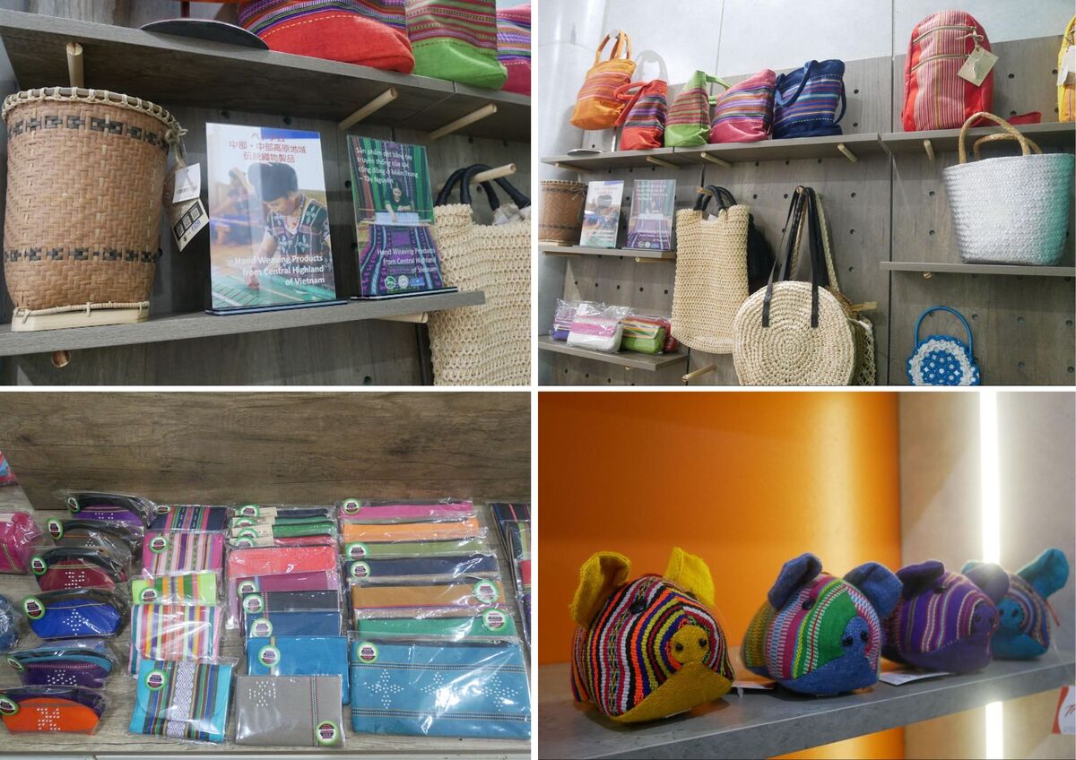 ベトナム少数民族の伝統織物製品