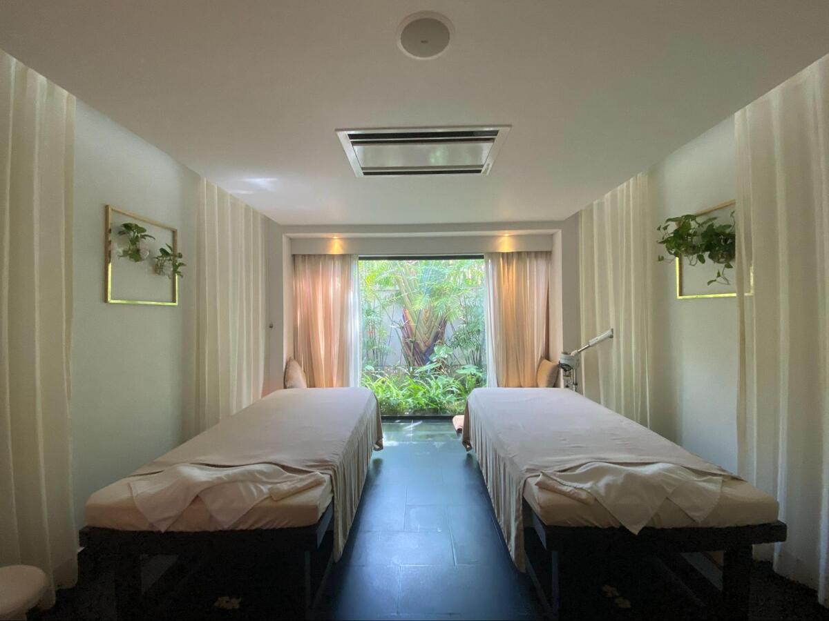 トリートメントルームは全22部屋、ルーム内にバスルームがついています。