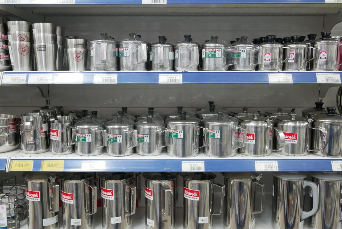 アルミのティーポット