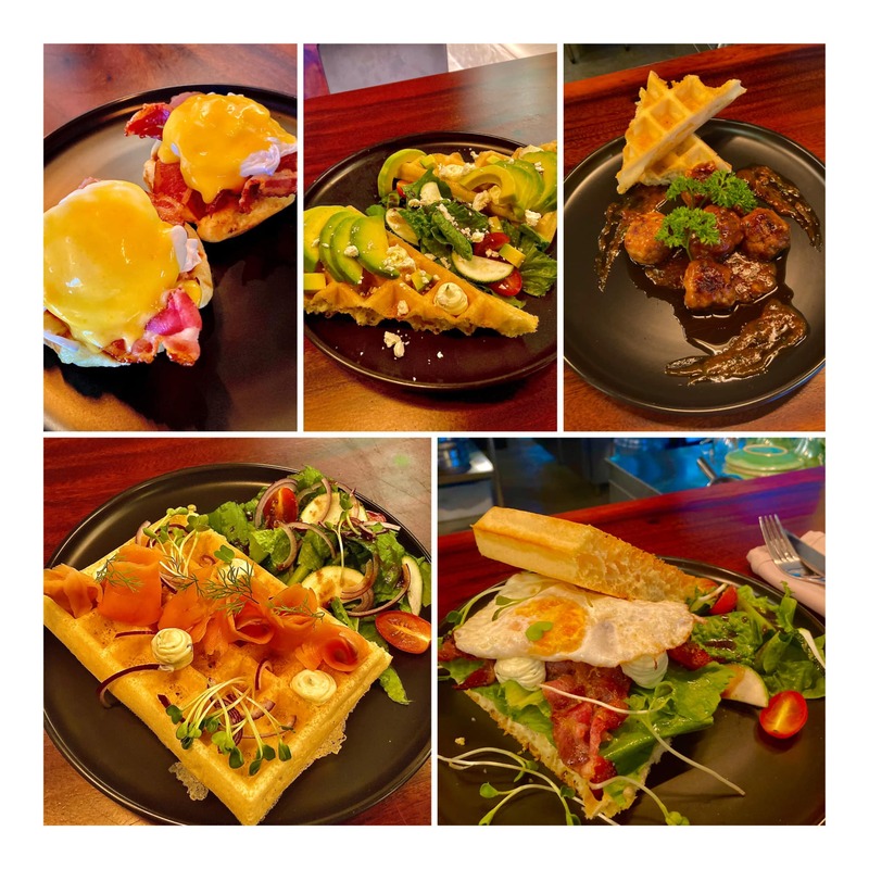 今後はエッグベネディクトやベーコンなどブランチにも食べたくなる食事系ワッフルも登場予定！