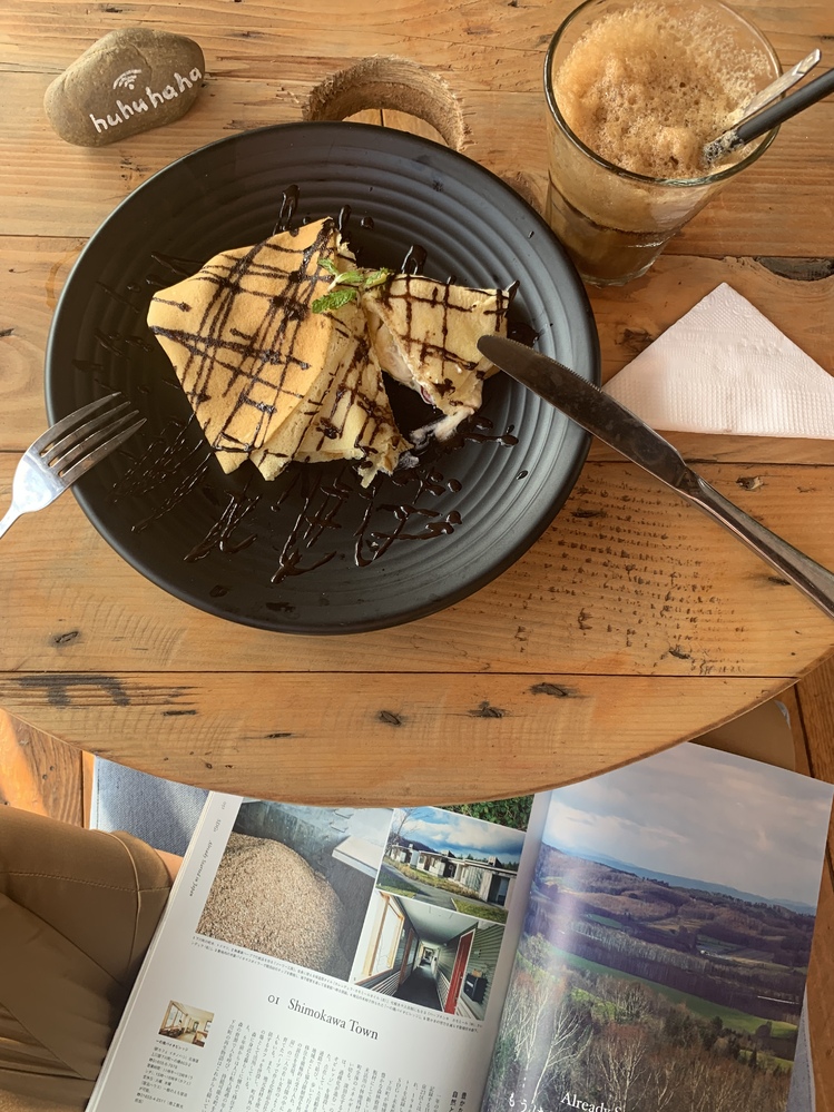 Fruits Crepes 84.000VND , Viietnamese coffee with condensed milk 41.000VND