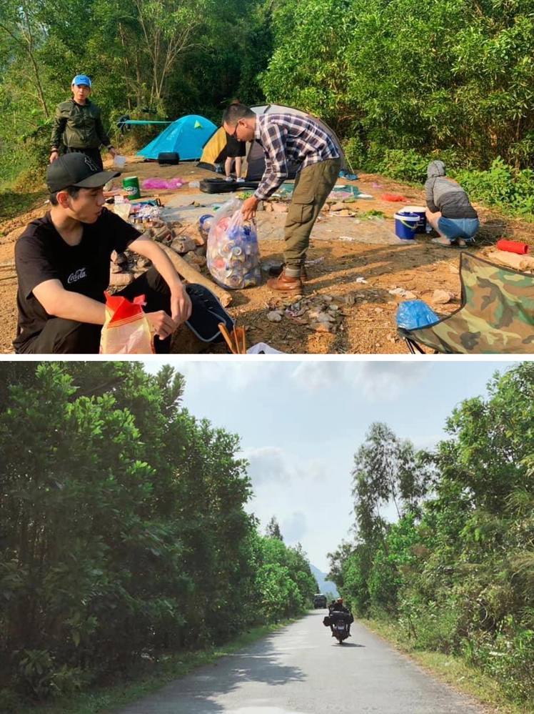 帰る前に、テントを外して一緒に片づけます。