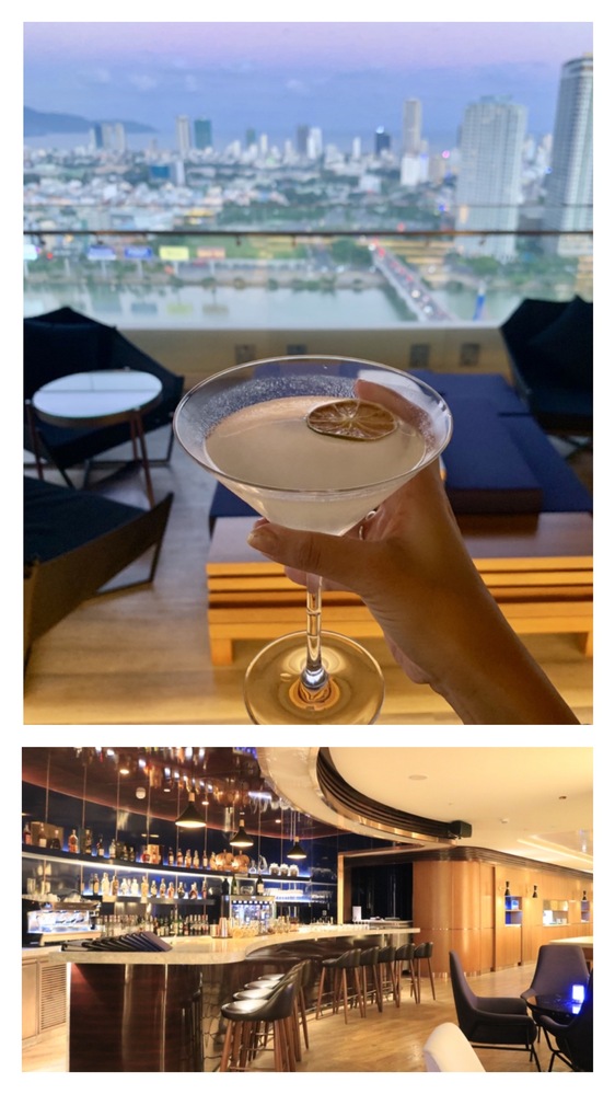 ヒルトンダナン28Fの最上階のThe Sailバーで景色を楽しもう