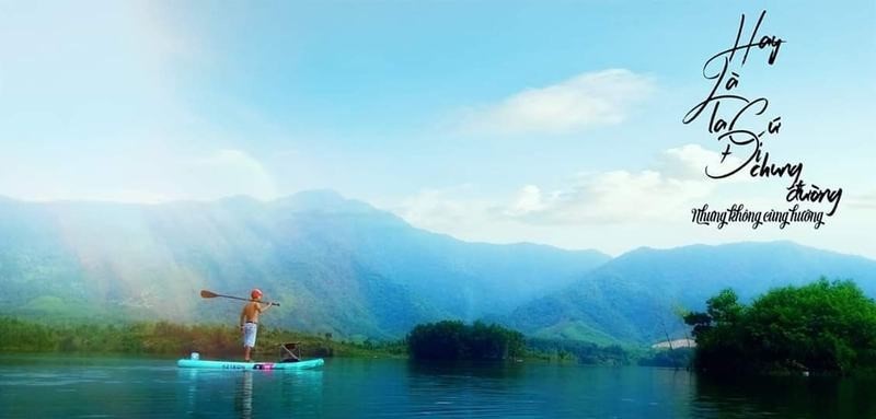 Hòa Trung 湖周辺