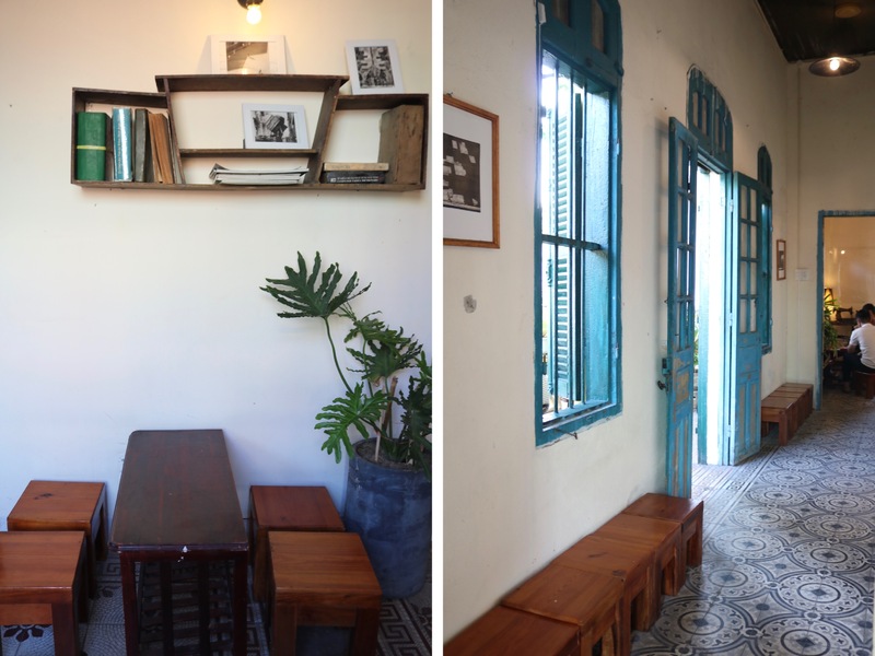 椅子はベトナムスタイルの小さい椅子がほとんど