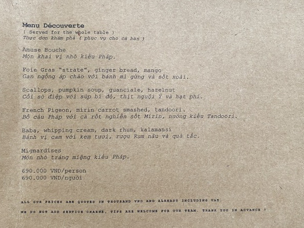 ダナンで行きたい本格フレンチレストランLe Comptoir(ルコントワール)