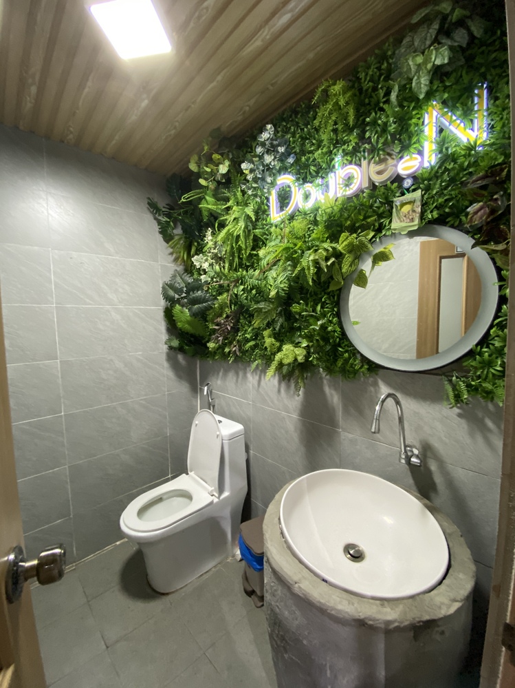 お手洗いも清潔