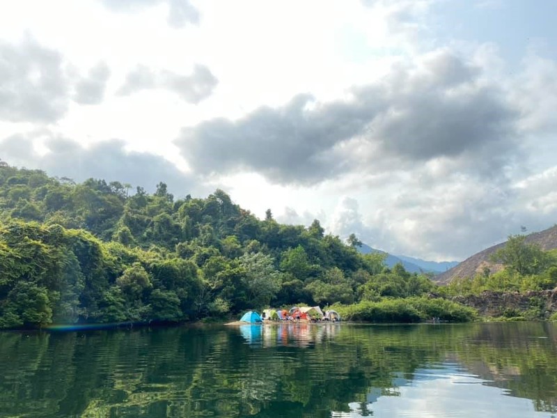 Hòa Bắc山の周辺（Tà Lang村）