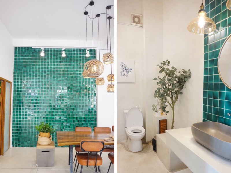 清潔感が感じられる店内とお手洗い