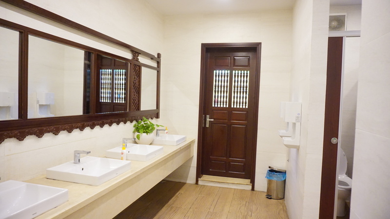 お手洗いも清潔