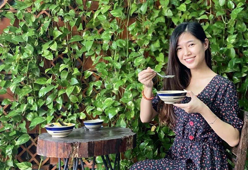 ベトナムの豆腐(タウフー)を楽しんで