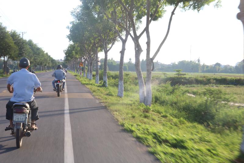 ホイアンの田園風景を楽しむカフェ