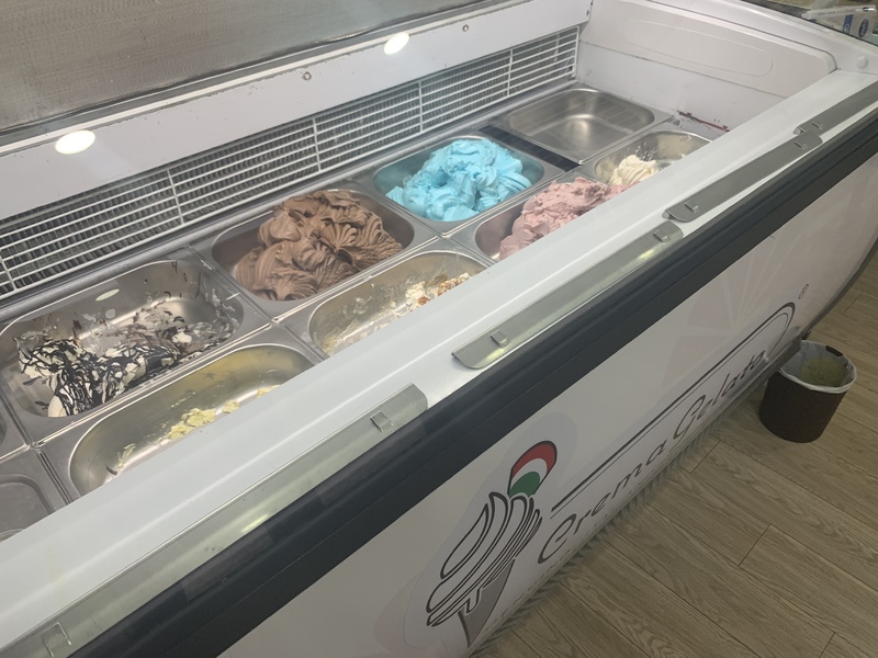 その時々でラインナップが変わる手作りジェラート