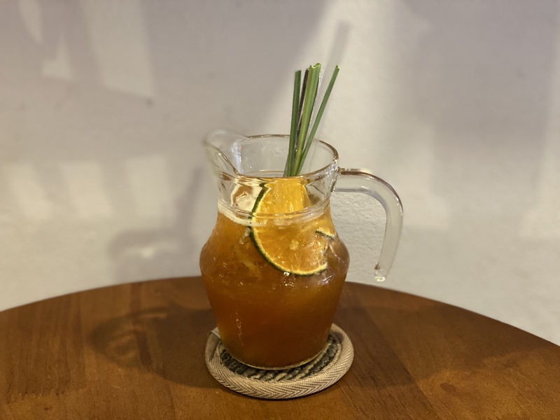 桃オレンジ茶39,000VND（約200円）