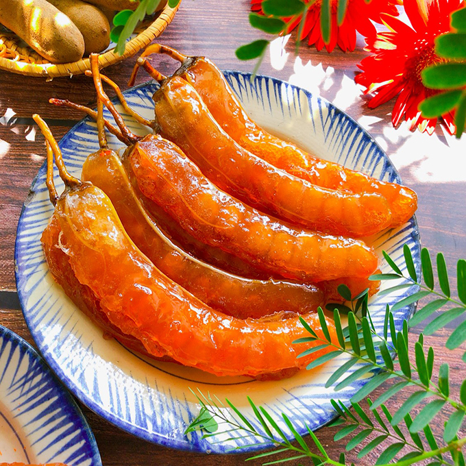 タマリンドの砂糖漬け：Mứt me