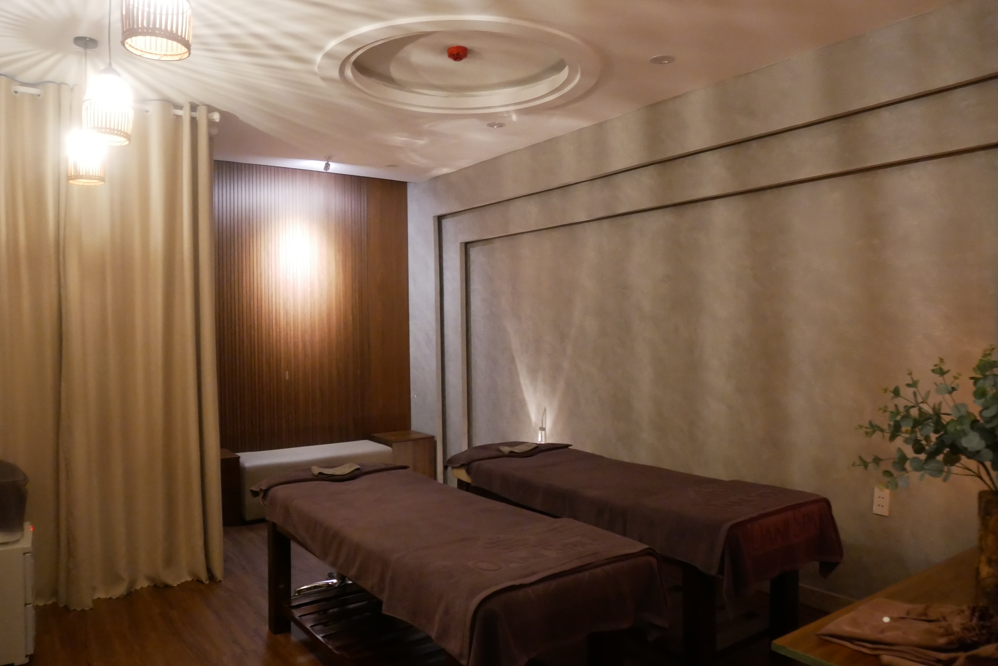 2ベッドのトリートメントルームは2部屋