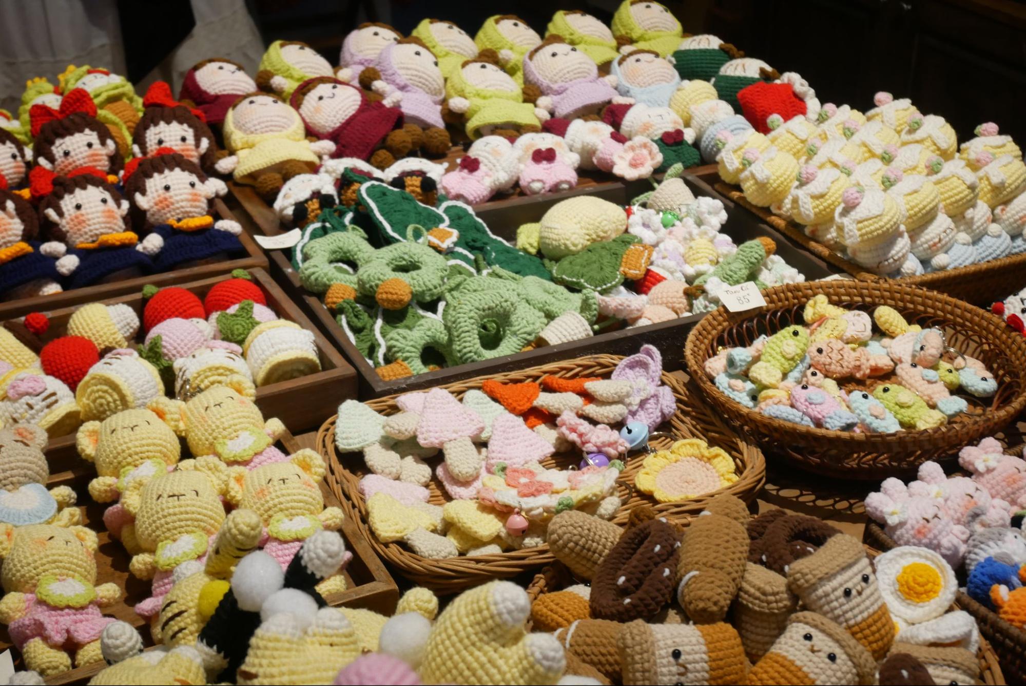 小さいぬいぐるみであれば、キーホルダーにも変更してくれるそうです。