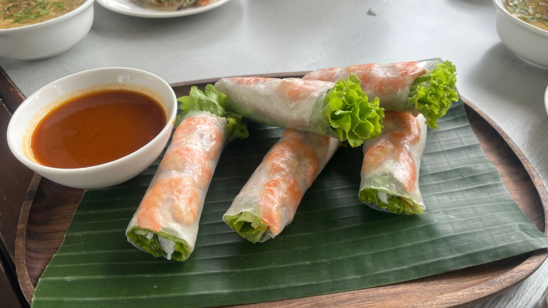 ベトナム国内でも定番料理「Goi cuon(生春巻き)」