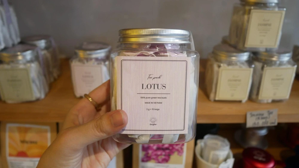 ダラット産のティーパック。 実際にオーナー自らが農園まで足を運び厳選しているそうです。