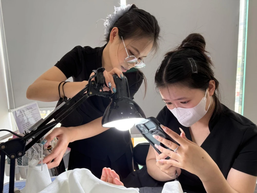 ネイルの写真もこだわってとってくれます！