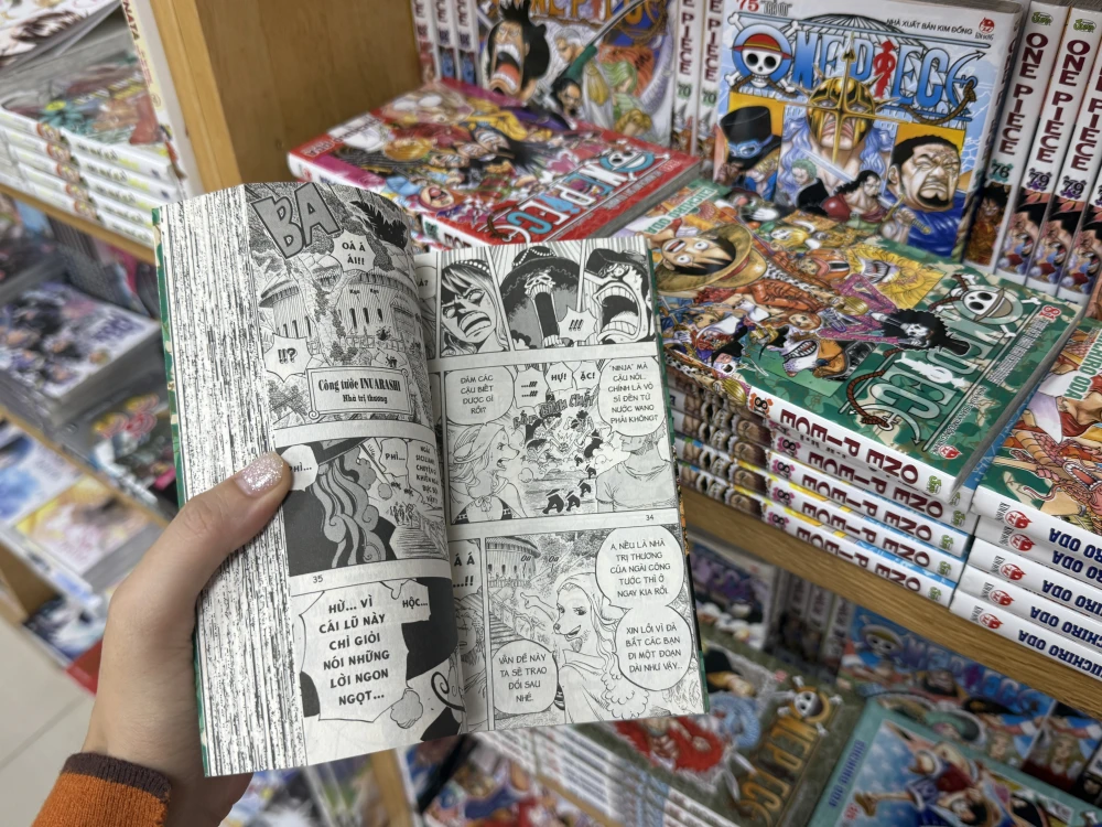 ベトナム語で書かれているけど可愛いので、好きな漫画があれば思い出に購入するのもありかも。