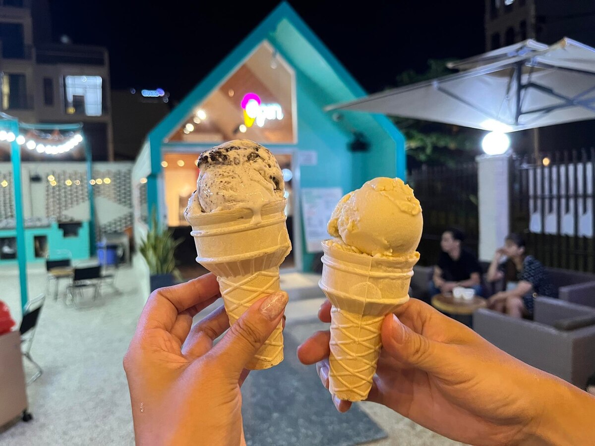 海沿いにヴィーガンの人も食べれる本場アメリカンのアイスクリーム屋「The Crafty Cow」が登場！